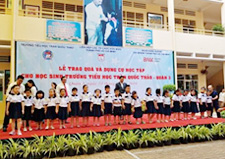 支援新建越南胡志明市学校